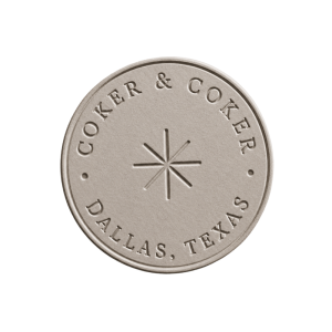 Coker & Coker Dallas commercial litigation law firm seal